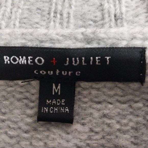 ROMEO +JULIET Elegant Floral Embroidered Sweater - Picture 10 of 10